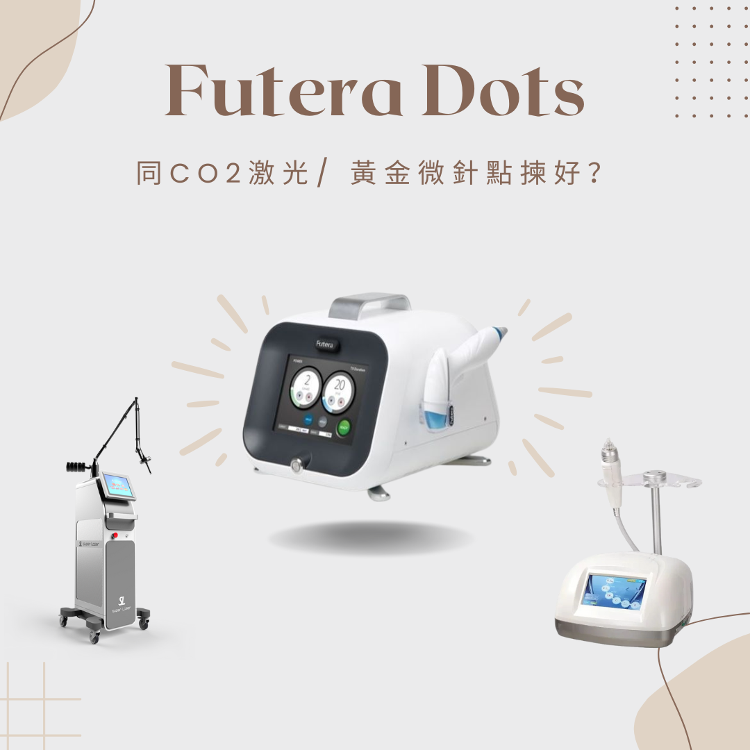 【療程比較】Futera Dots 點陣射頻 VS CO2 激光 VS 黃金微針｜那項療程適合你？